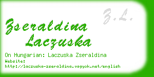 zseraldina laczuska business card